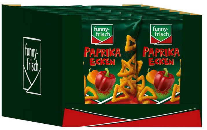 14x Funny Frisch Paprika Ecken (je 75g) ab 13,21€ (statt 26€)