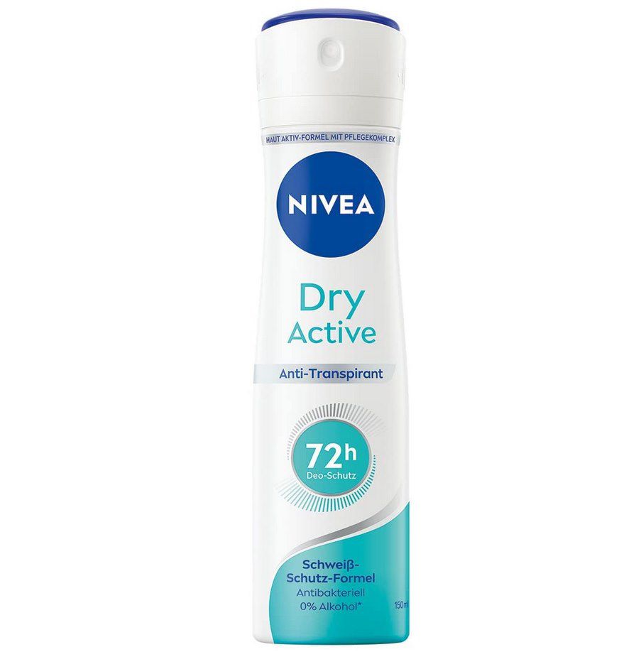 NIVEA Dry Active Deo Spray Anti Transpirant mit 72h Schutz für 1,59€ (statt 2,25€)
