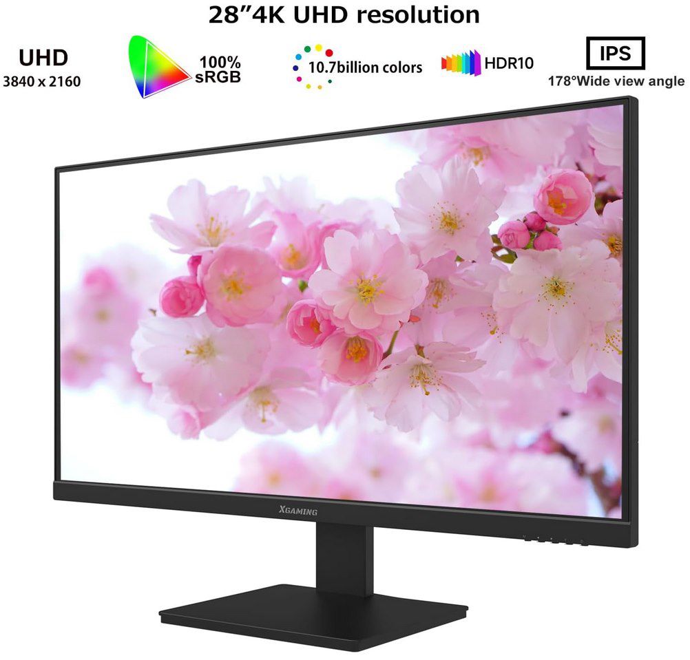 XGaming 28 Zoll UHD Monitor mit 60Hz für 161,99€ (statt 270€)