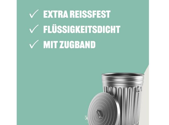 15x 120L by Amazon Müllbeutel für 2,74€