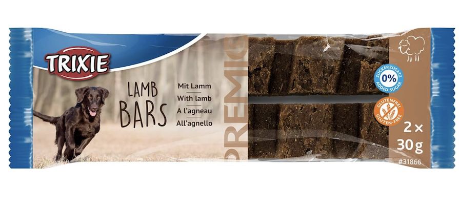 2× 30g TRIXIE 31866 Premio Lamb Bars für 0,67€