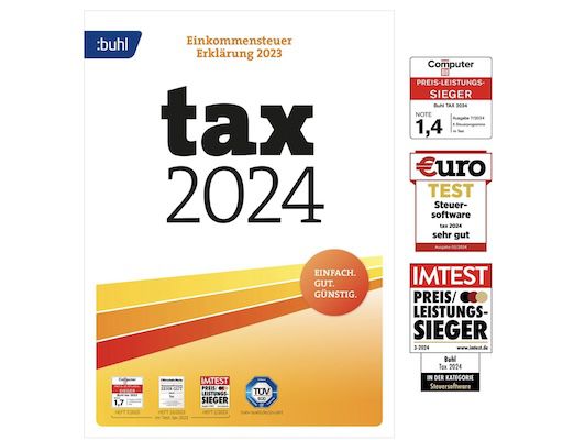 Tax 2024 (für Steuerjahr 2023) für 12,99€ (statt 16€)