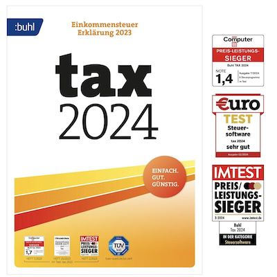 Tax 2024 (für Steuerjahr 2023) für 12,99€ (statt 16€)