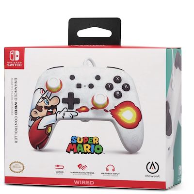 PowerA Controller – Fireball Mario für 13,59€ (statt 27€)