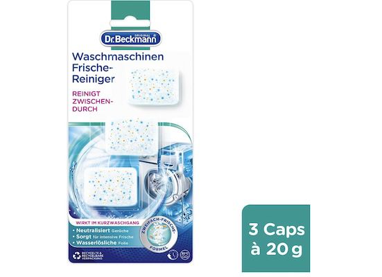 3x 20g Dr. Beckmann Waschmaschinen Frische Reiniger ab 1,50€ (statt 3€)