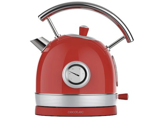 Cecotec ThermoSense 420 Vintage Wasserkocher in Rot für 28,90€ (statt 41€)