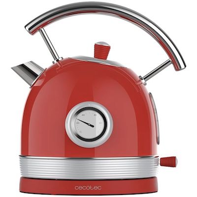 Cecotec ThermoSense 420 Vintage Wasserkocher in Rot für 28,90€ (statt 41€)