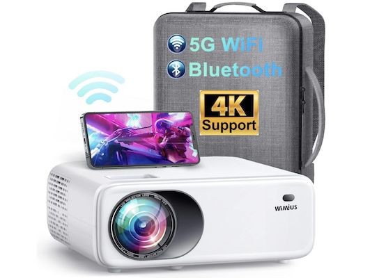 WiMiUS W6   1080p LCD Beamer mit 450 ANSI Lumen für 109,50€ (statt 203€)