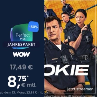 🎬🔥 Waipu Perfect Plus und WOW Filme & Serien nur 8,75€ mtl. (statt 17,49€)