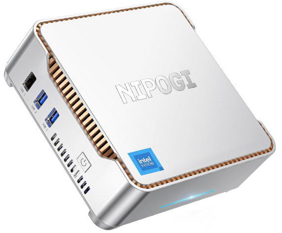 NiPoGi Mini PC mit Intel N97 (12.Gen), 16/512GB M.2 SSD für 194,41€ (statt 250€)