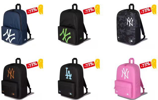 New Era Rucksack MLB STADIUM PACK NEYYAN in vielen Farben ab je 7,99€ (statt 22€)