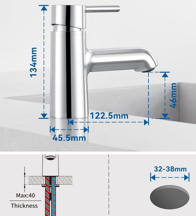 Auralum Wasserhahn für das Bad für 21,99€ (statt 40€)