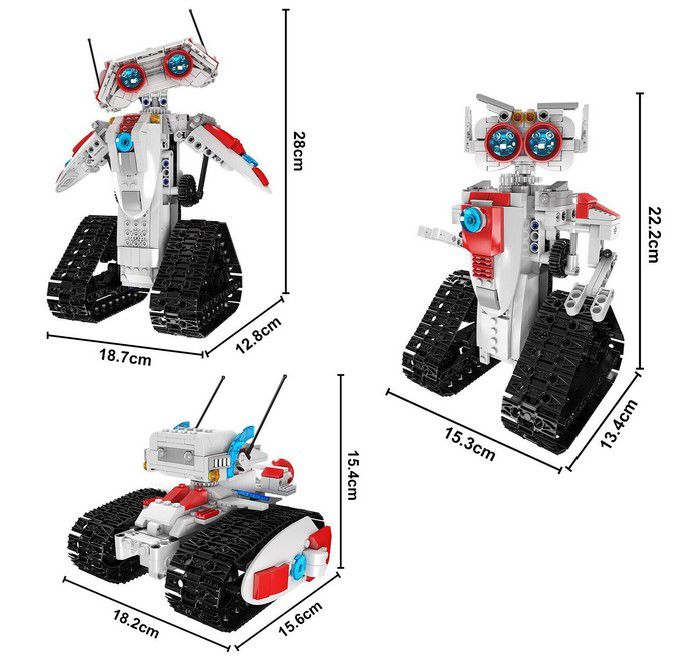 MOULD KING 15082 Klemmbausteine Robot mit APP für 39,99€ (statt 68€)