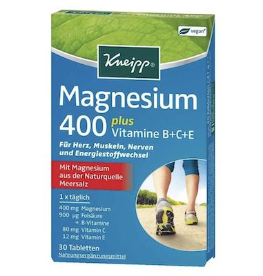 30er Pack Kneipp Magnesium 400 für 3,19€ (statt 4,79€)