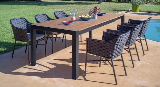 Blumfeldt Menorca Expand Light Gartentisch ausziehbar max. 213cm für 305,99€ (statt 550€)