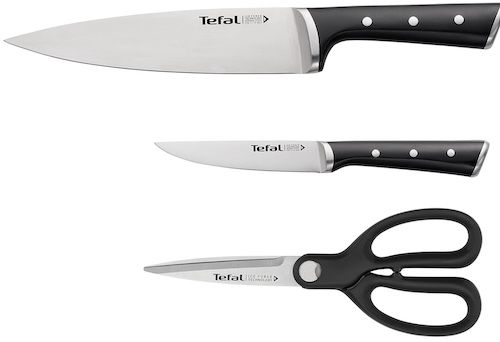 Tefal Ice Force 3 teiliges Messerset für 38,19€ (statt 61€)