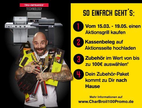 Char Broil Performance Power Edition 3 Gasgrill 3 Brenner + 900° für 399,99€ (statt 509€)  Abholung