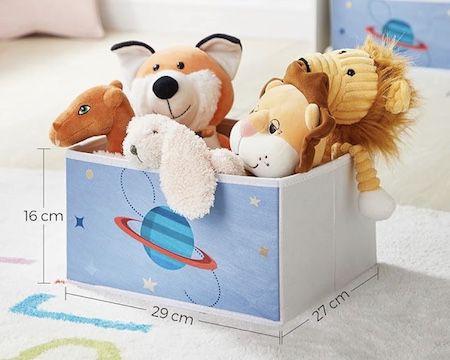 Songmics Kinderzimmer Regal mit 7 Aufbewahrungsboxen für 26,59€ (statt 40€)