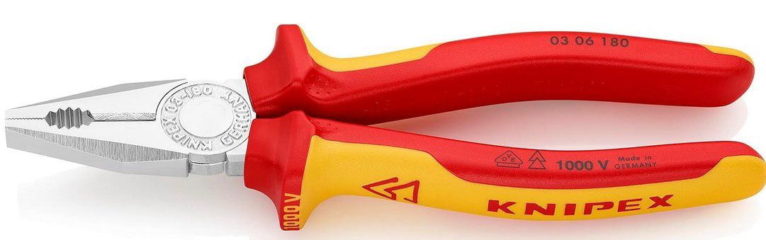 Knipex Kombizange VDE 180mm für 14,92€ (statt 31€)
