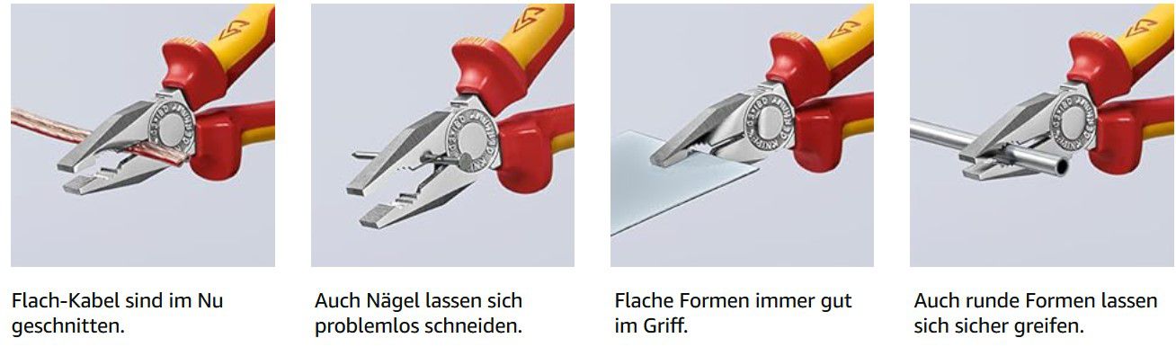 Knipex Kombizange VDE 180mm für 14,92€ (statt 31€)