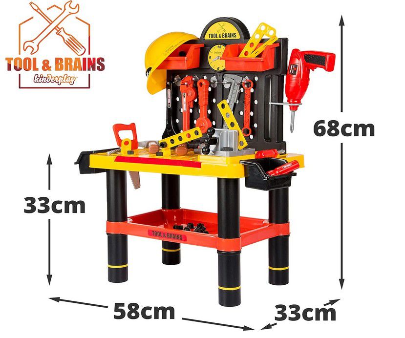 Kinderplay KP2646 Spielwerkbank mit 50 Teilen für 34,27€ (statt 50€)