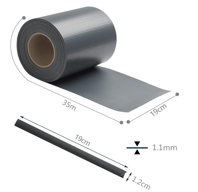 Jiubiaz Sichtschutzstreifen für Doppelstabmatten 70m x 19cm für 28,69 (statt 41€)