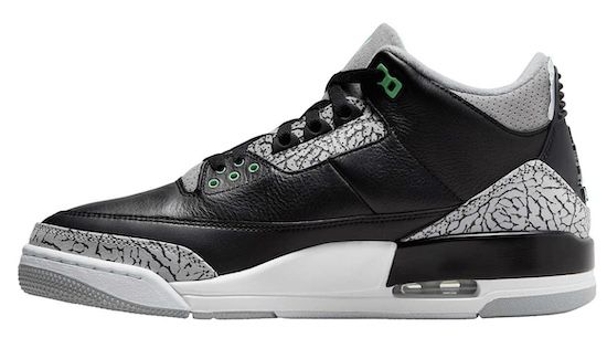 Nike Air Jordan 3 Retro Green Glow für 178,41€ (statt 209€)