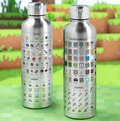 2x 500 ml Paladone Minecraft Edelstahl Trinkflasche für 21,99€ (statt 40€)
