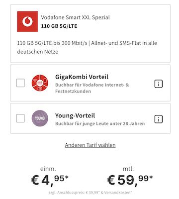 Xiaomi 14 Ultra für 4,95€ + Vodafone Allnet 110GB 5G für 59,99€ mtl. + 100€ Bonus