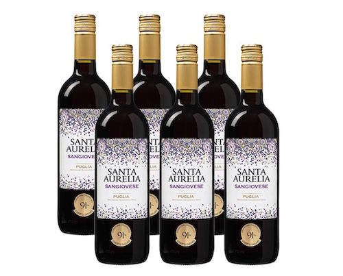 🍷 6 Flaschen Santa Aurelia Sangiovese Rotwein für nur 26,94€ (statt 41€)