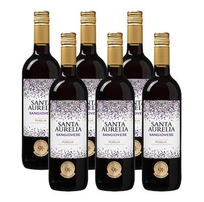 6 Flaschen Santa Aurelia Sangiovese Rotwein 🍷 für nur 26,94€ (statt 41€)