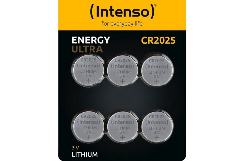 120 Intenso Energy Ultra CR 2025 Lithium Knopfzellen (06/24) für 4,99€ (statt 12€)