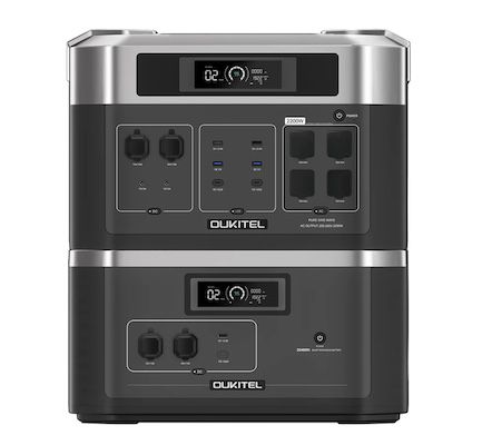 🔋 OUKITEL LiFePO4 BP2000 Powerstation + Erweiterung mit 4.096Wh für 1.500€ (statt 1.853€)