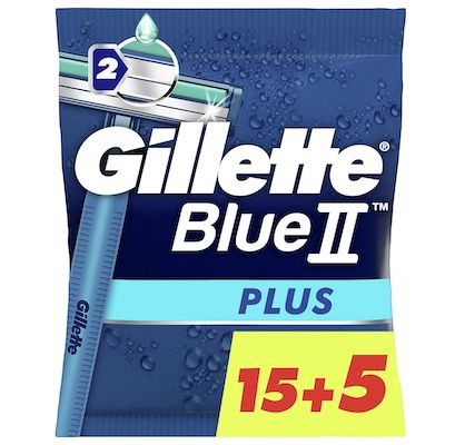 20er Pack Gilette Blue II Plus-Einwegklingen für 6,31€ (statt 9€)