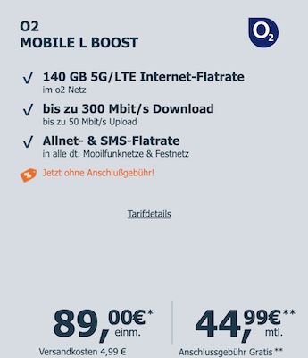 Samsung Galaxy S24 Ultra 256GB für 89€ + o2 Allnet 140GB für 44,99€ mtl.