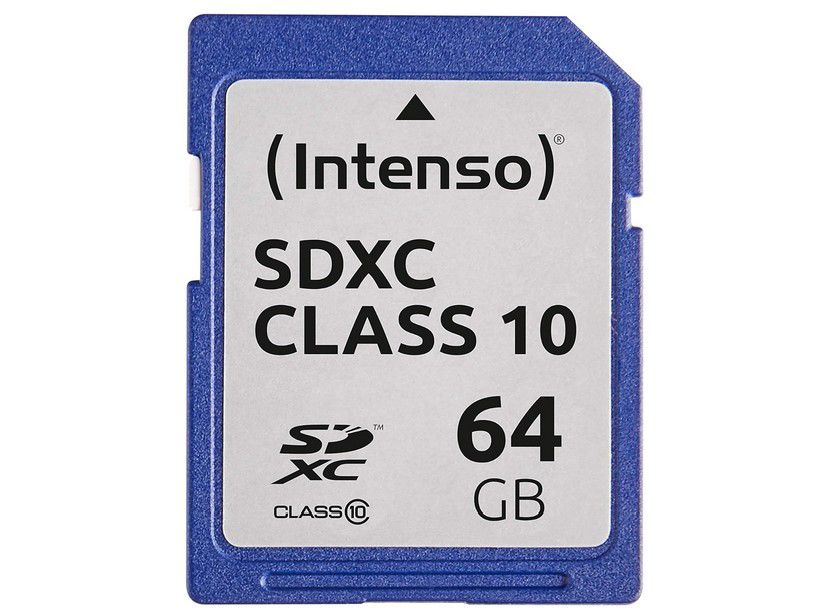 Intenso SDXC 64GB Speicherkarte Class 10 für 4,90€ (statt 9€)
