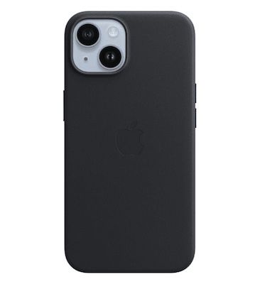 Apple iPhone 14 Leder-Case in Midnight für 31,49€ (statt 42€)
