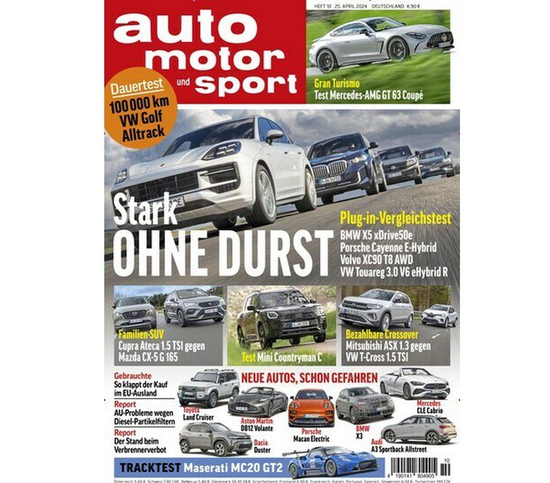 6 Ausgaben auto motor und sport GRATIS zzgl. 6,95€ VSK   Selbstkündigend