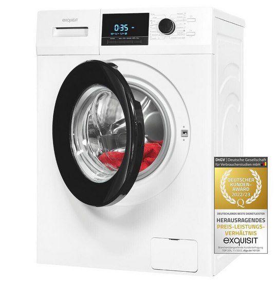 exquisit Waschmaschine WA8214 340A mit 8 kg für 368,95€ (statt 440€)