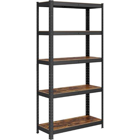 Songmics Industrial Standregal mit 5 Ablagen, 30x75x150cm für 28,56€ (statt 34€)