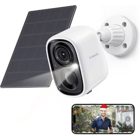 X Sense SSC0A FHD Outdoor Solar Überwachungskamera für 40,99€ (statt 70€)