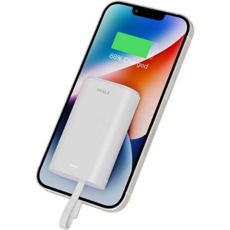 iWALK Mini Powerbank mit Lightning Kabel & 9.000mAh für 12,59€ (statt 21€)