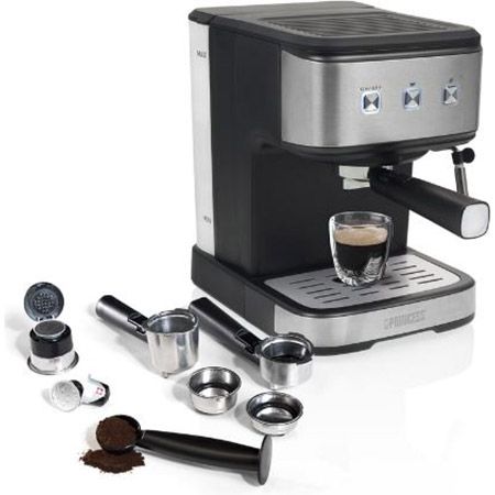 Princess Espressomaschine mit Siebträger, 20Bar für 83,99€ (statt 97€)