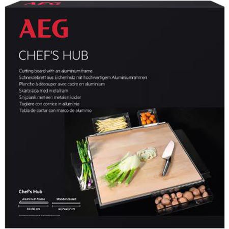 😱 Gutscheinfehler! AEG Chefs Hub Schneidebrett, 50 x 50 cm für 18€ (statt 50€)