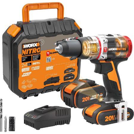 Worx Nitro WX354.1 Akku-Schlagbohrer Set für 159,99€ (statt 249€)