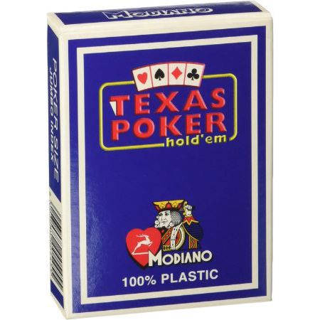 Modiano Texas Poker Hold´em Plastik Kartenspiel für 7,10€ (statt 10€)