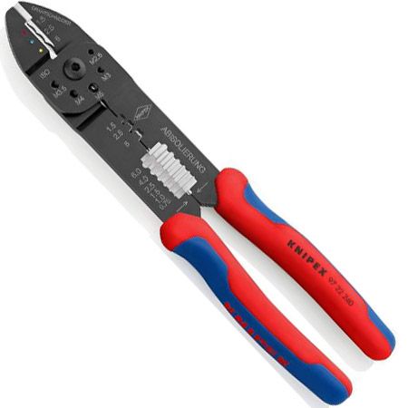 Knipex 97 22 240 Crimpzange, 0,5-6,0 mm² für 18,46€ (statt 23€)