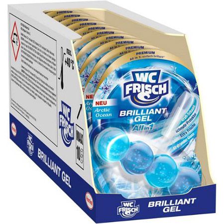 11er Pack WC Frisch Brilliant Gel Arctic Ocean WC Reiniger ab 12,83€ (statt 27€)