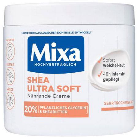Mixa Shea nährende Creme für Gesicht, Körper & Hände ab 4,70€ (statt 8€)
