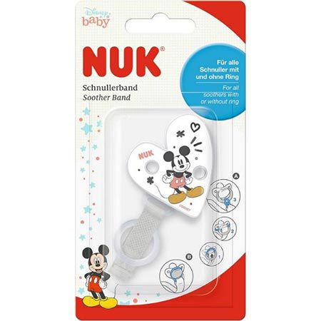 NUK Disney Mickey Maus Schnullerkette für 5,24€ (statt 11€)